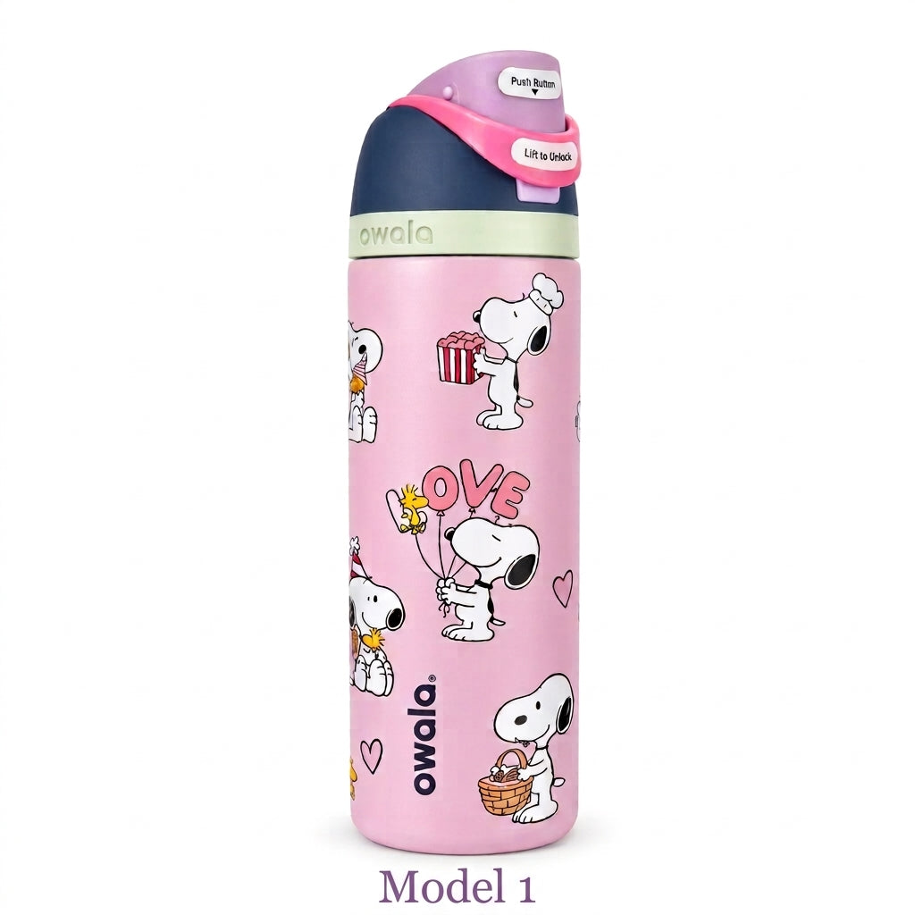 Owala x Snoopy FreeSip Water Bottle (24oz & 32oz) | BB Designs